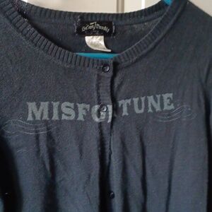 Black Misfortune ORACLE Cardigan Seven Deadly